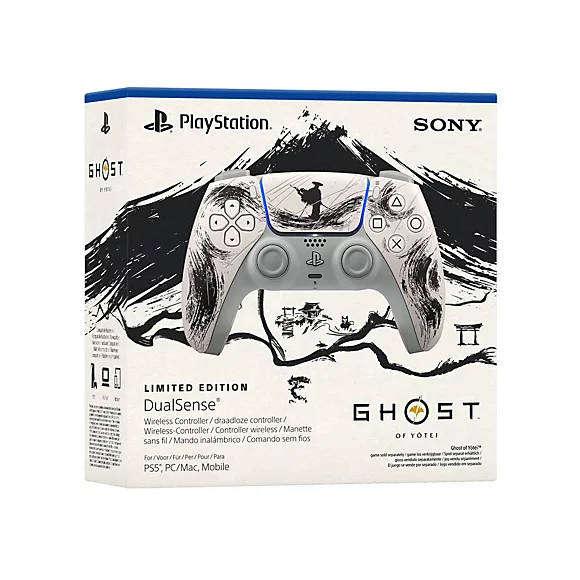 PS5 DualSense Ghost of Yōtei Limited Edition Controller Black New