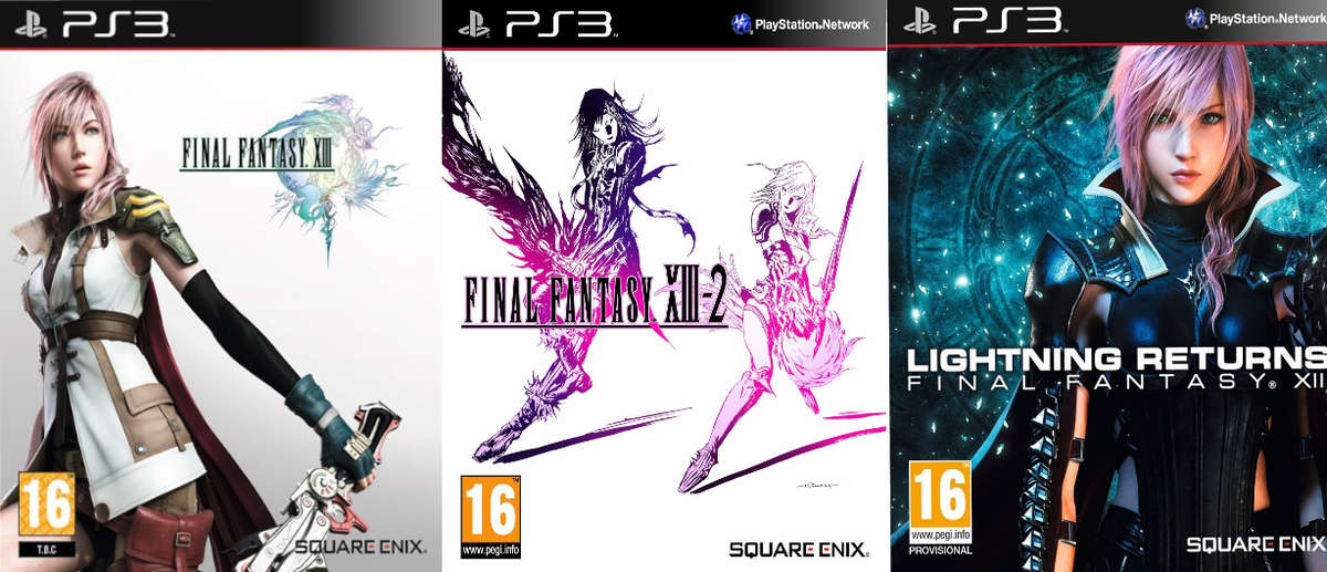 Final Fantasy XIII Collection (XIII, XIII-2, Lightning Returns) PS3 EXCELLENT CONDITION CIB