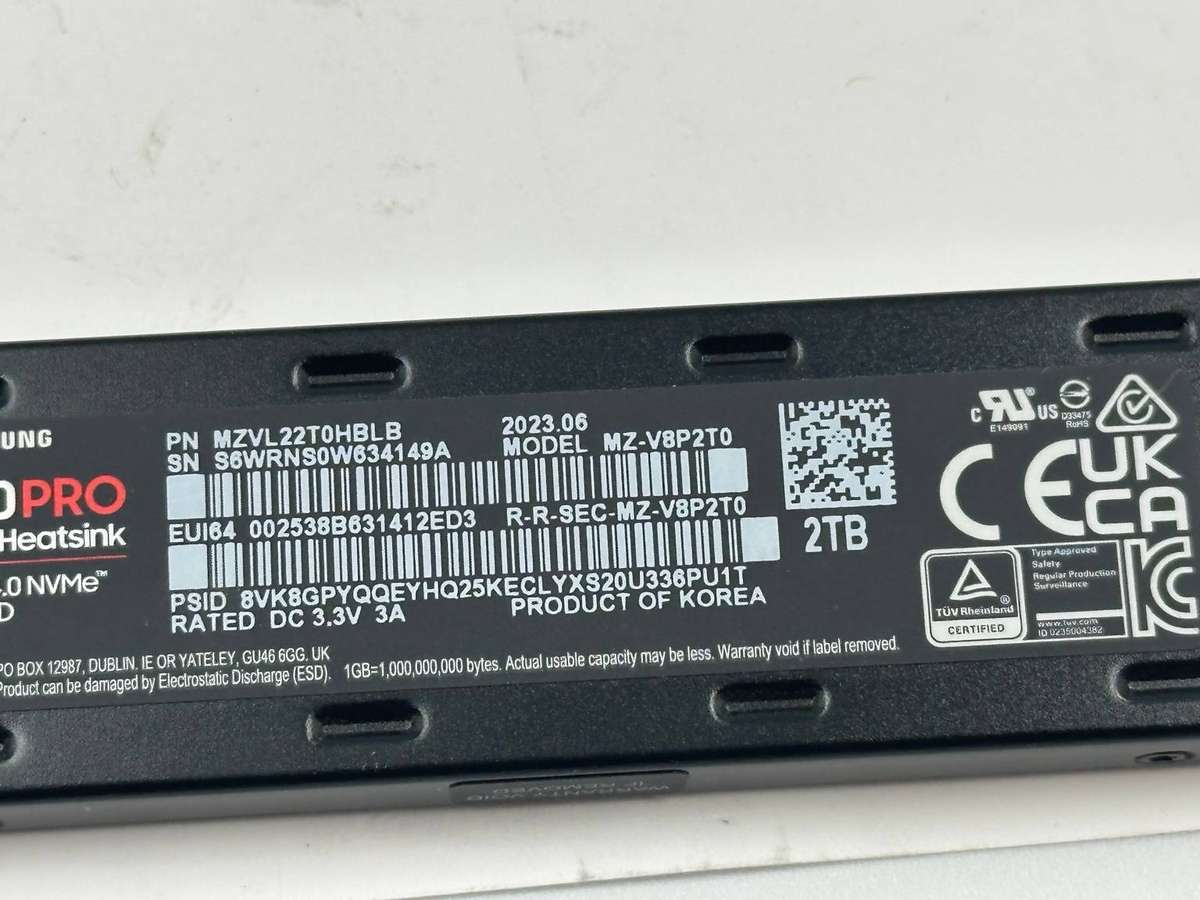 Samsung 980 PRO 2TB NVMe SSD