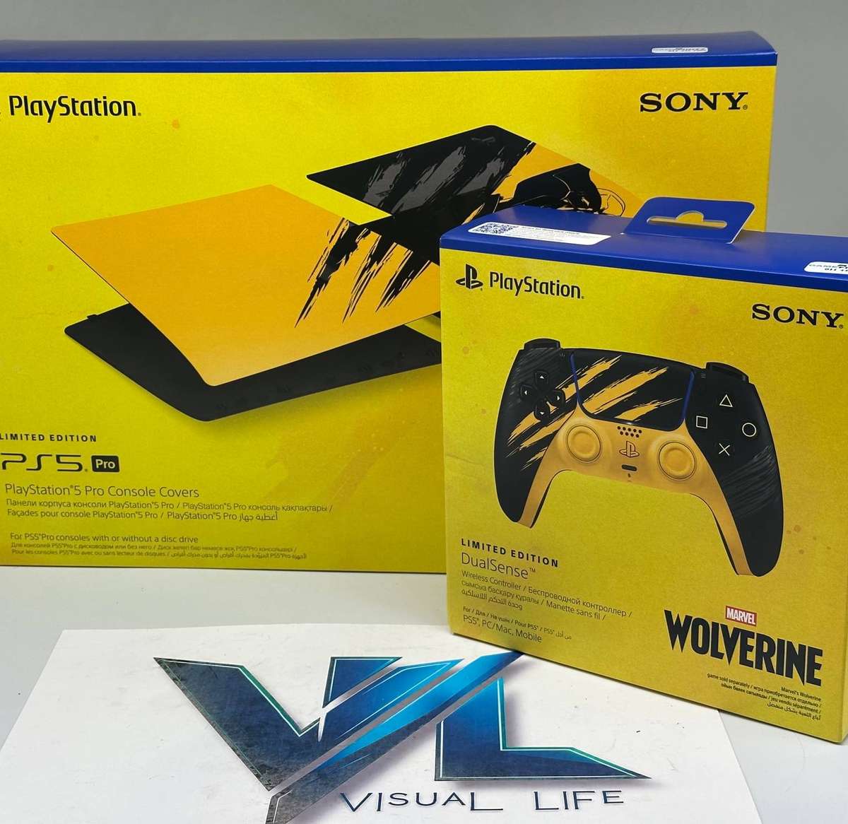 Marvels Wolverine PS5 Pro Limited Edition Bundle  Console Covers + DualSense Controller