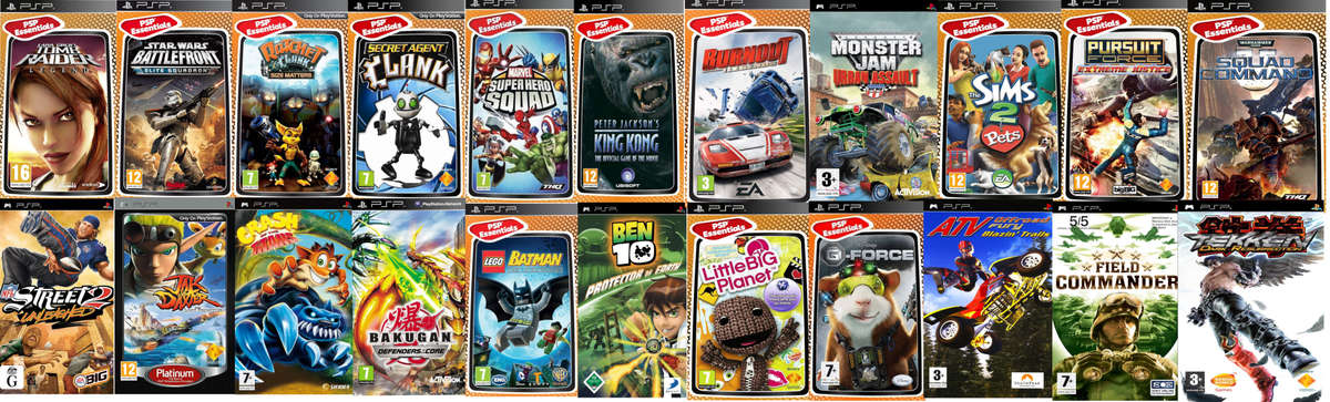 PSP Bundle  20 Games Available!