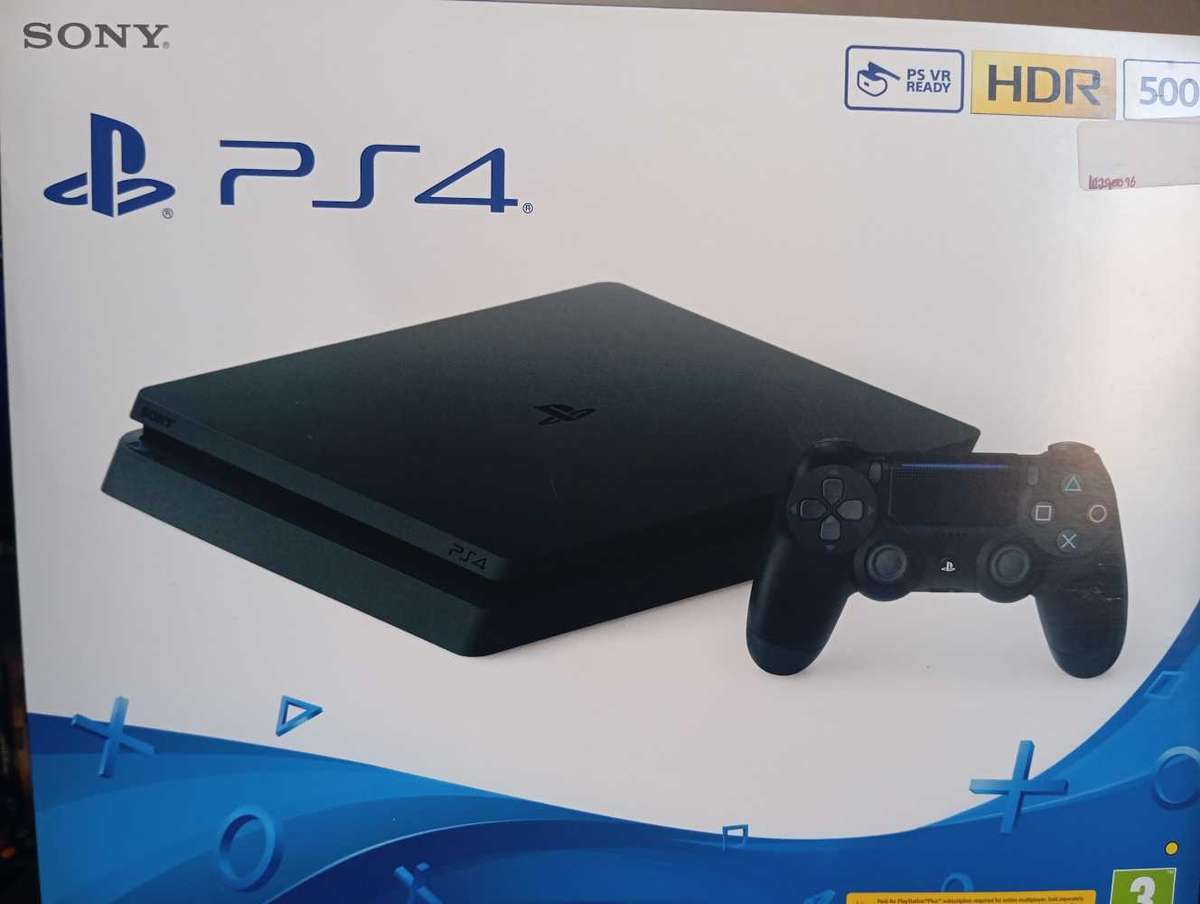 PlayStation 4 Slim (PS4) with Upgraded 1TB SSD Fast Loading Includes Spider-Man & God of War