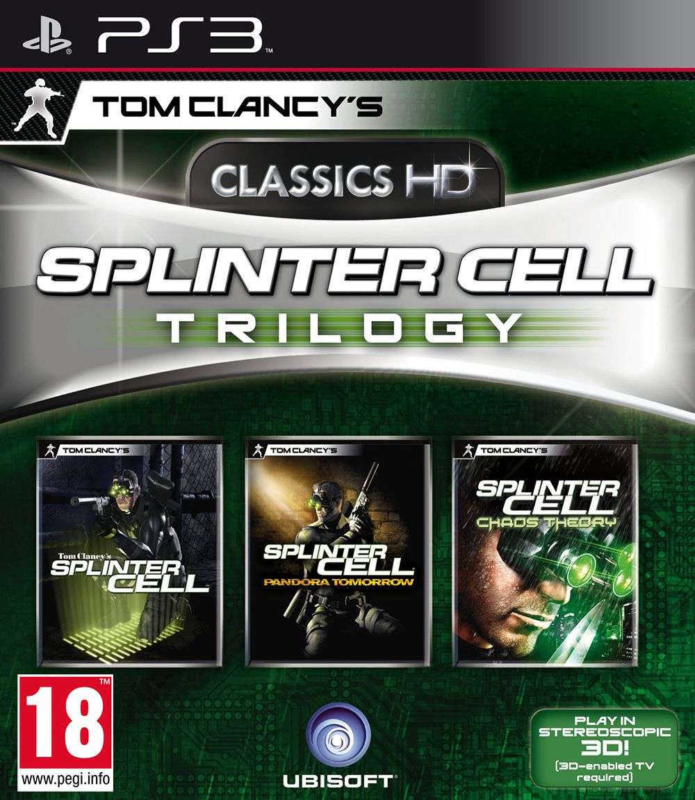 Splinter Cell Trilogy PS3 CIB