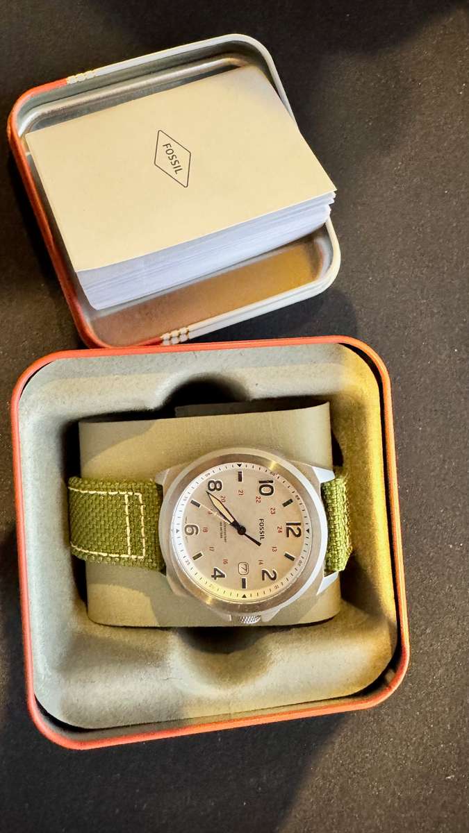 Fossil Men's Bronson Three-Hand Date, Stainless Steel Watch - FS5918