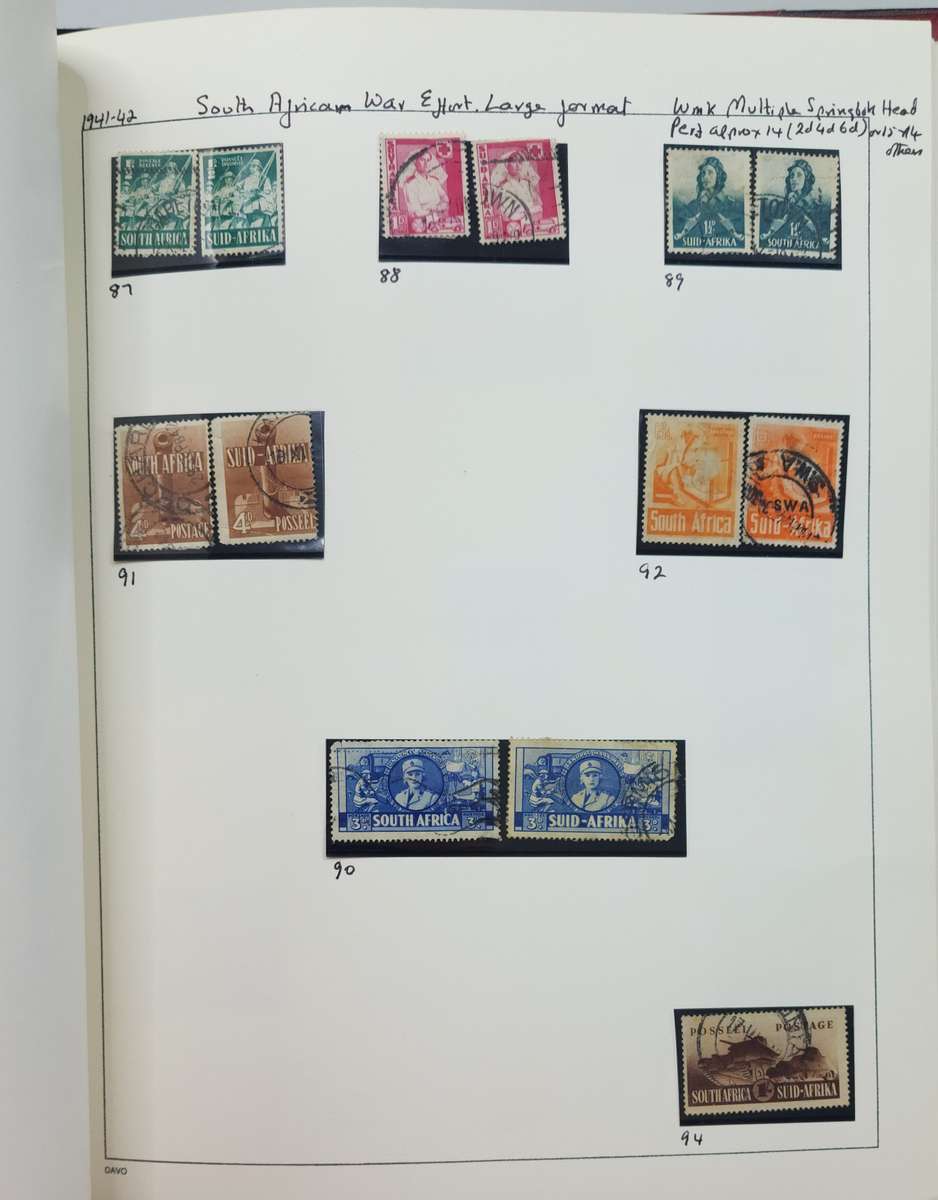 Stock Book: Silveray Album containing Union of SA (1910-1961) Used/MM. Almost complete. High CV