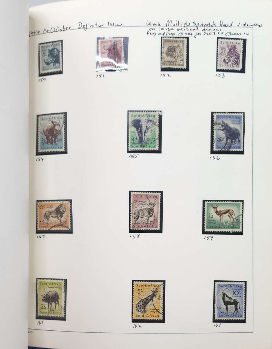 Stock Book: Silveray Album containing Union of SA (1910-1961) Used/MM. Almost complete. High CV