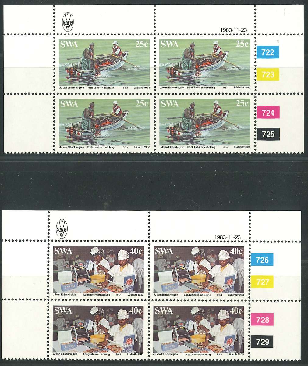 SWA 1983: Lobster Industry - UMM Set of CB: SACC 426-431