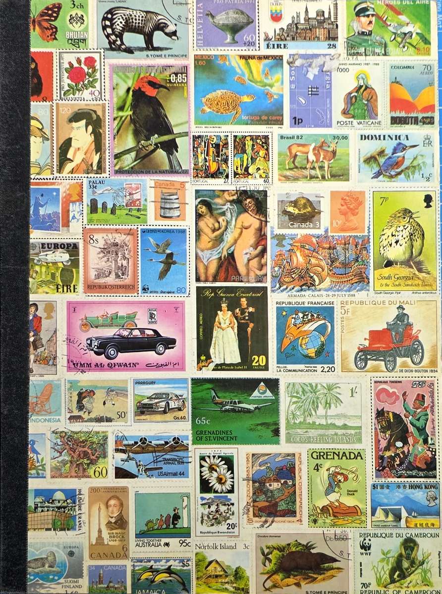 Stock Book: 6/12 Black Page: Pre-Union/Union/RSA Used Mix: Nice Starter with Finds Possible