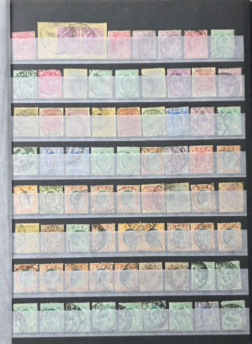 Stock Book: 6/12 Black Page: Pre-Union/Union/RSA Used Mix: Nice Starter with Finds Possible