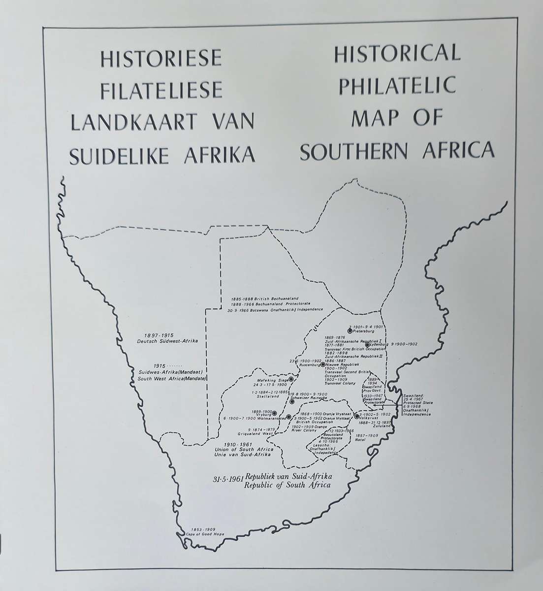 Davo Type Album: RSA Pre-Printed (No Pockets) in Sleave - 1961-1982: Nice Starter!