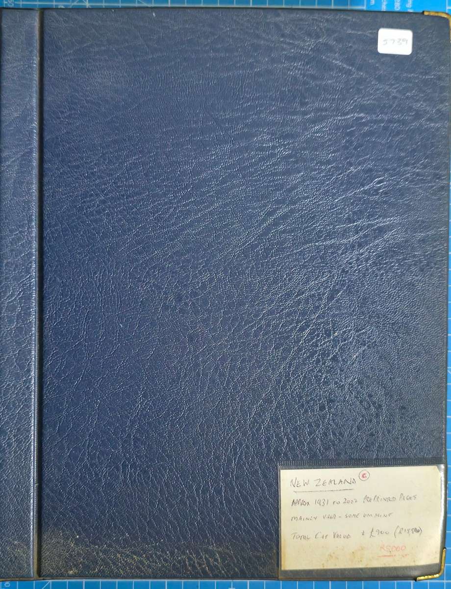 Stamp File: New Zealand Used - 1935-2002: Partially Completed (Unchecked with Finds Possible)