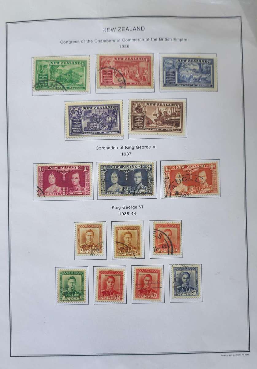 Stamp File: New Zealand Used - 1935-2002: Partially Completed (Unchecked with Finds Possible)