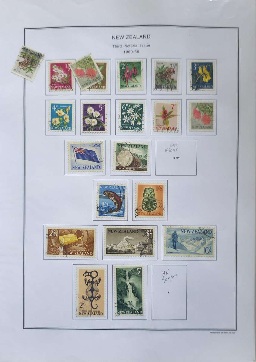 Stamp File: New Zealand Used - 1935-2002: Partially Completed (Unchecked with Finds Possible)