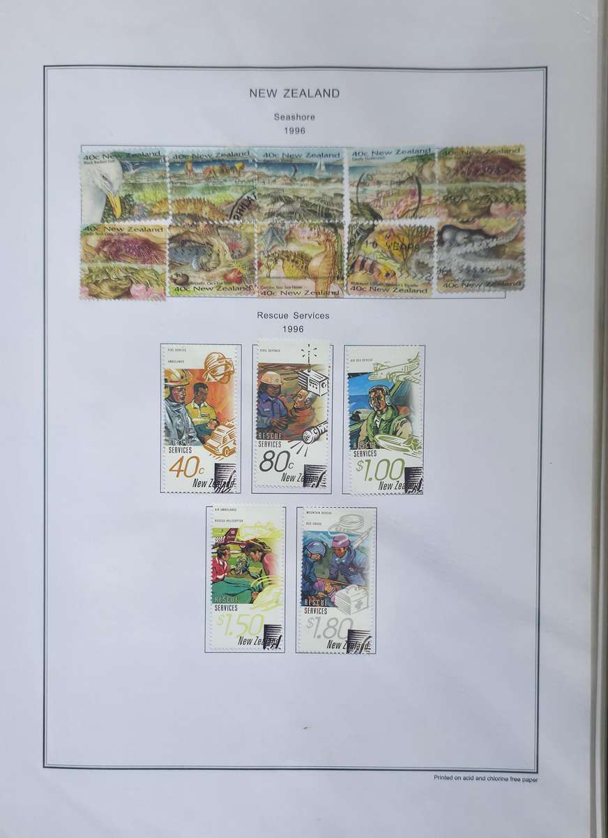 Stamp File: New Zealand Used - 1935-2002: Partially Completed (Unchecked with Finds Possible)