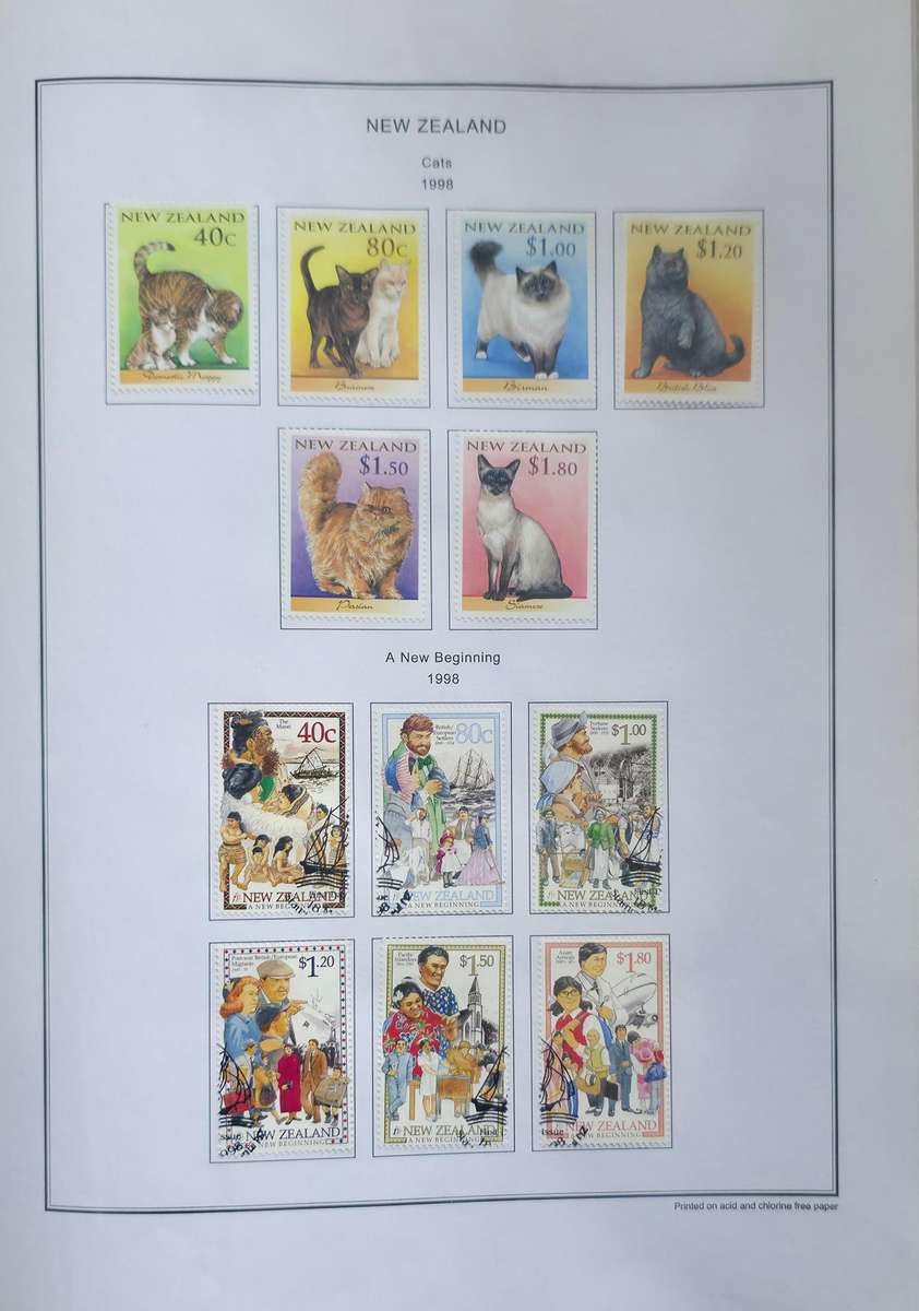 Stamp File: New Zealand Used - 1935-2002: Partially Completed (Unchecked with Finds Possible)