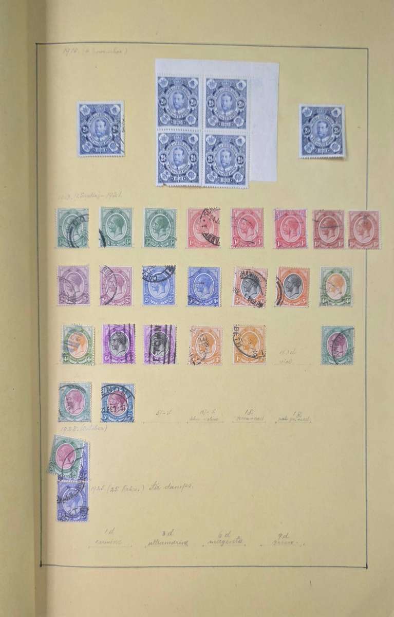 Stamp Album: Home-made Hinged Album with Pre-Union/Union/RSA/SWA Used: Finds Possible!