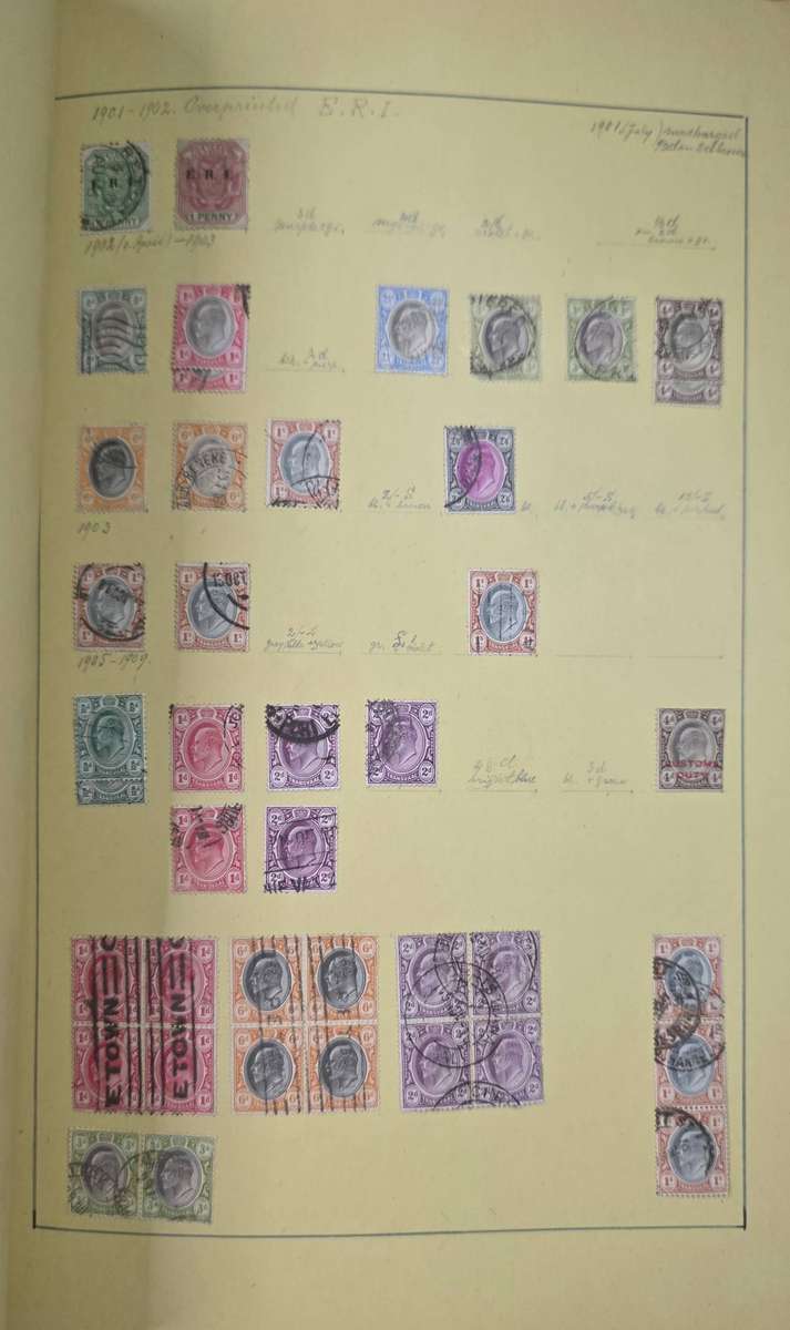 Stamp Album: Home-made Hinged Album with Pre-Union/Union/RSA/SWA Used: Finds Possible!