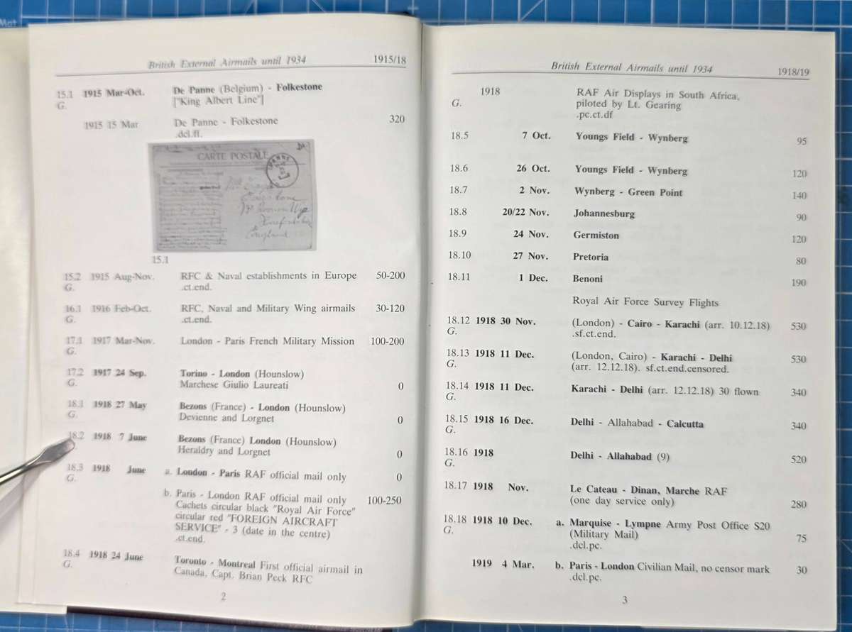Philatelic Book: British External Airmails until 1934 by Alexander S Newall