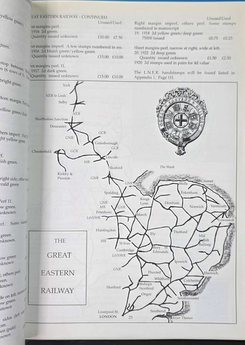 Philatelic Book: The Railway Letter Stamps of GB & Ireland 1891-1947:Roger de Lacy-Spencer