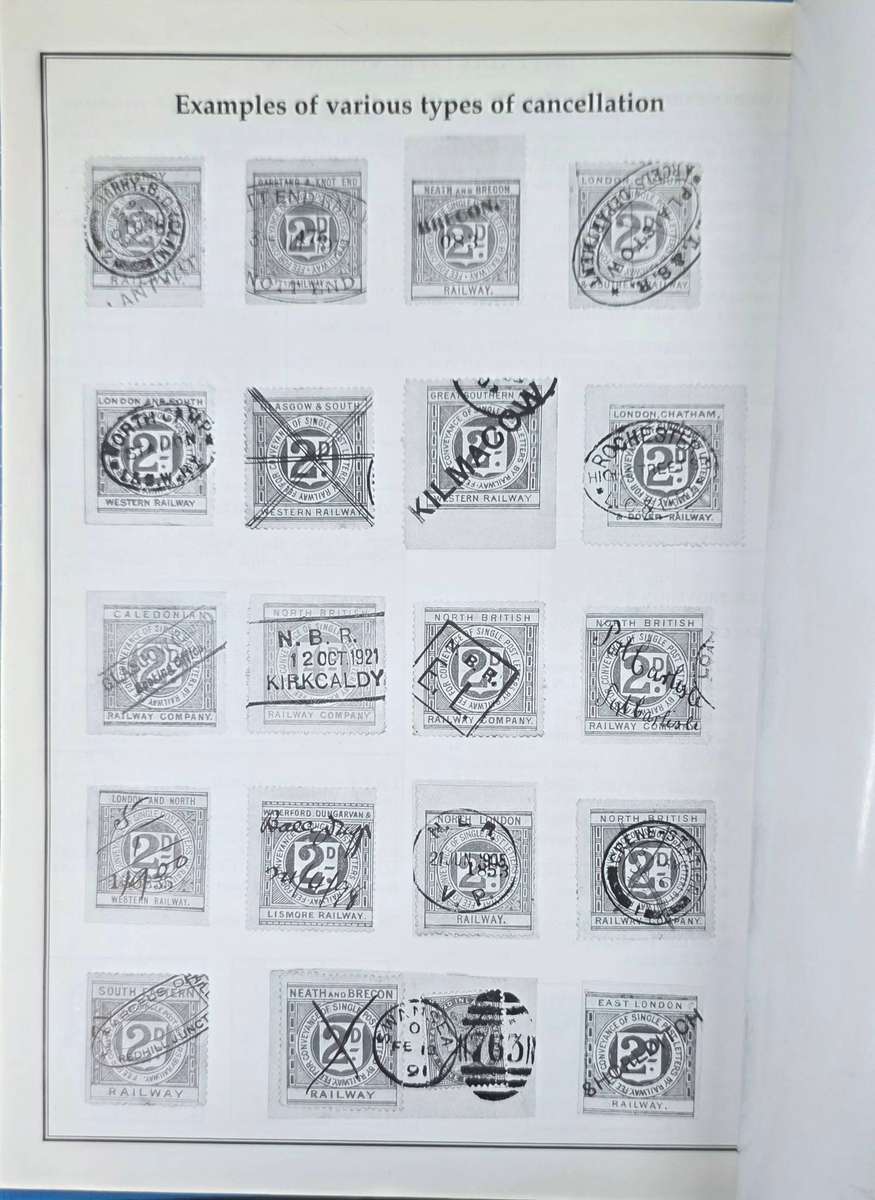 Philatelic Book: The Railway Letter Stamps of GB & Ireland 1891-1947:Roger de Lacy-Spencer