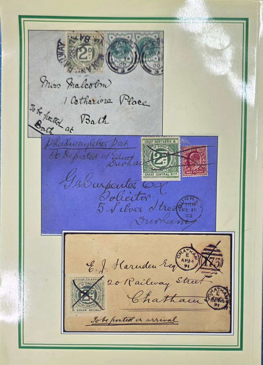 Philatelic Book: The Railway Letter Stamps of GB & Ireland 1891-1947:Roger de Lacy-Spencer