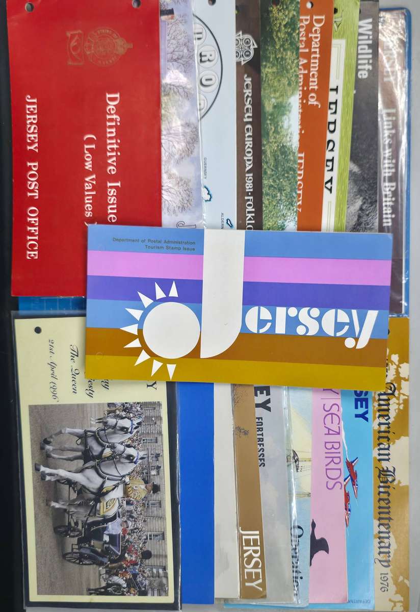 Jersey Post Office Presentation Packs x 20 Containing UMM Sets as per Scan: Lot 2