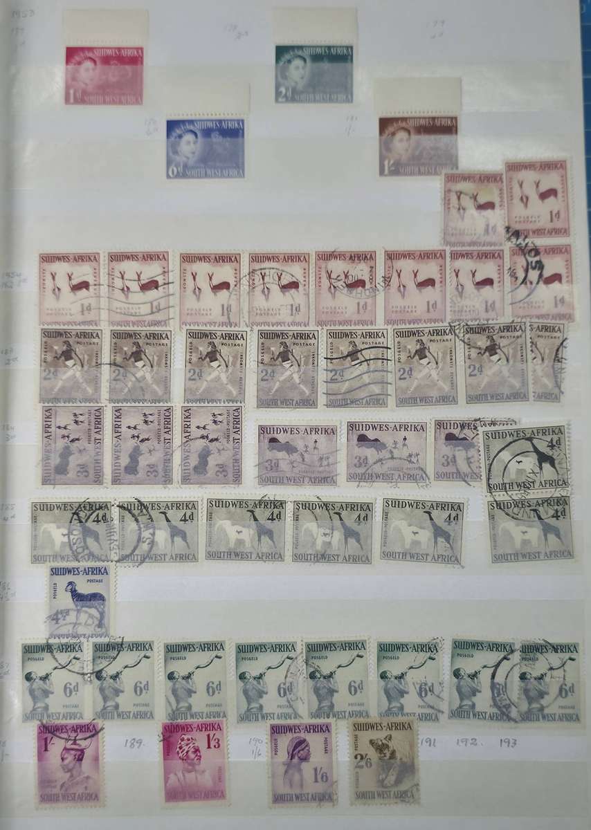 Pronto Stock Book: 16 White Pages/32 Sides: SWA Mix UMM/MM/Used/MS/CBs - **Finds Possible**