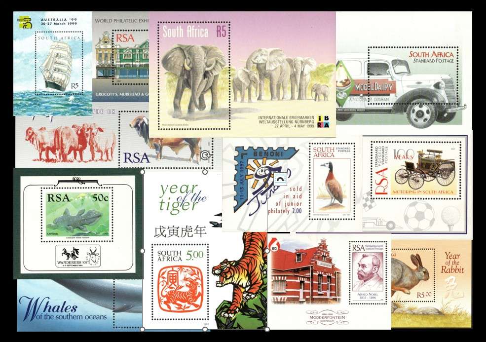 RSA Mini Sheet Set 2: Twelve UMM Sheets as per Scans