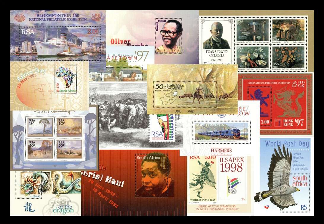 RSA Mini Sheet Set 3: Fourteen UMM Mini Sheets as per Scans