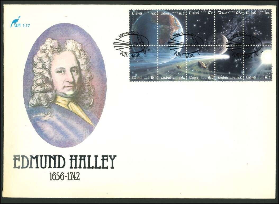 Ciskei - 1986 Halley's Comet FDC 1.17 (SACC 87-96) - See Scans
