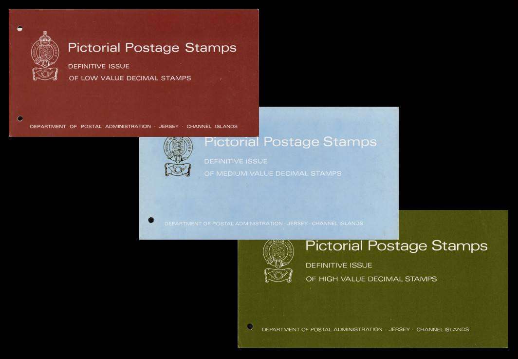 Jersey Channel Islands 1976: Definitive Issue Set in Presentation Packs - UMM as per Scans