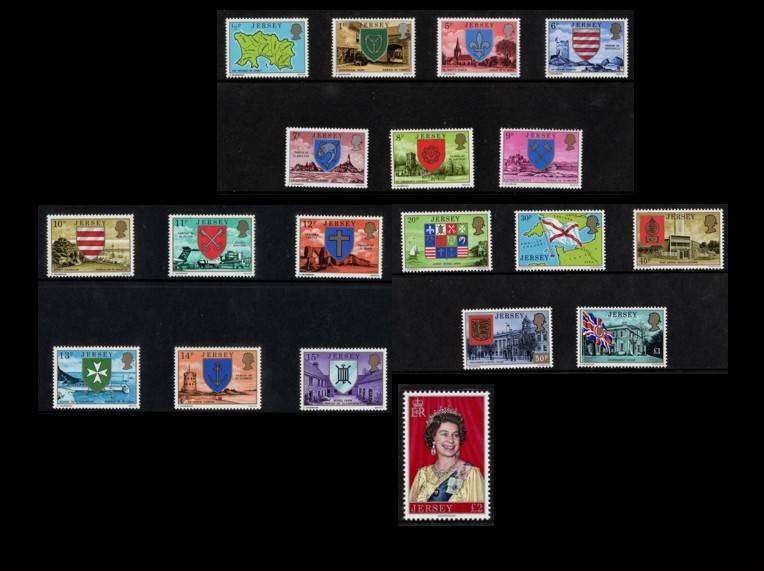 Jersey 1976: Post Office Def Issue Set in Presentation Packs - UMM-High CV!