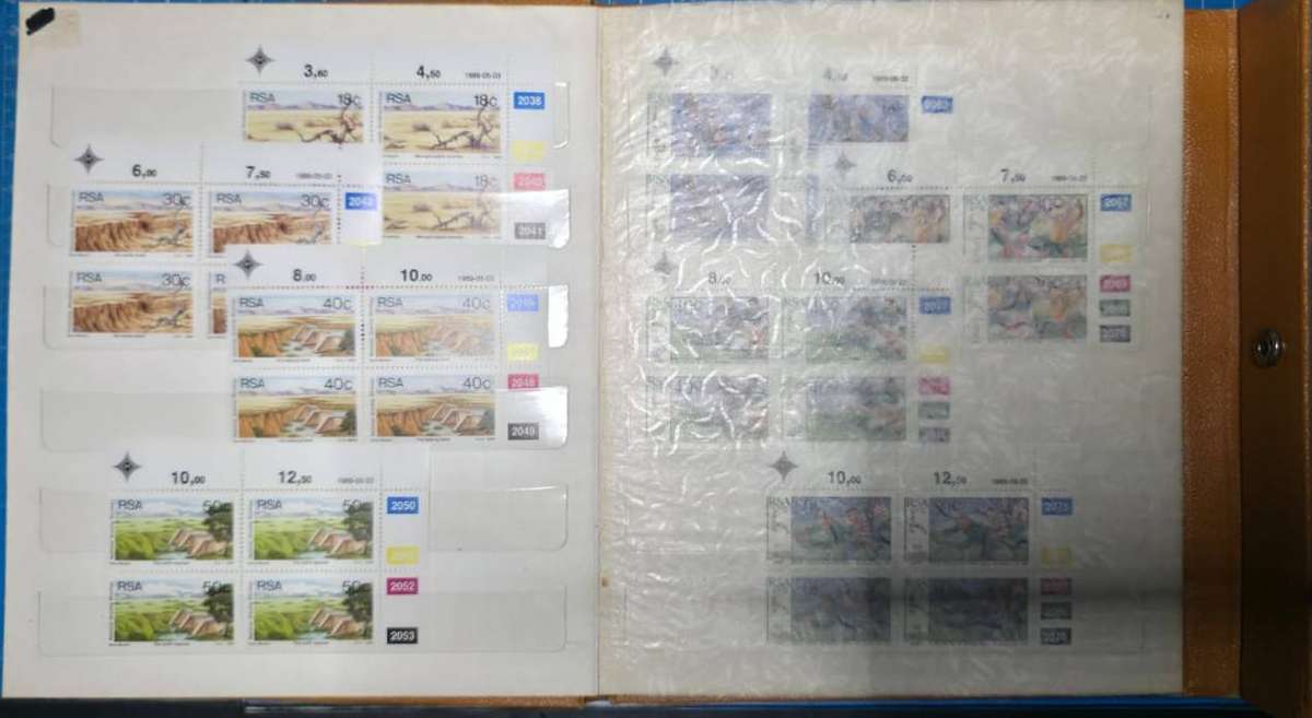 Collection of Seven Small Stock Books with UMM CB's and Mini Sheets from RSA - Finds Possible