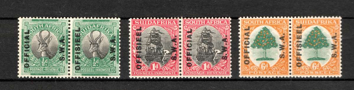 SWA 1926-1951: Collection of Officials: MM with high CV (See Scans)