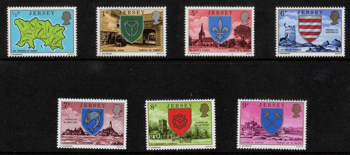 Jersey 1976: Post Office Def Issue Set in Presentation Packs - UMM-High CV!