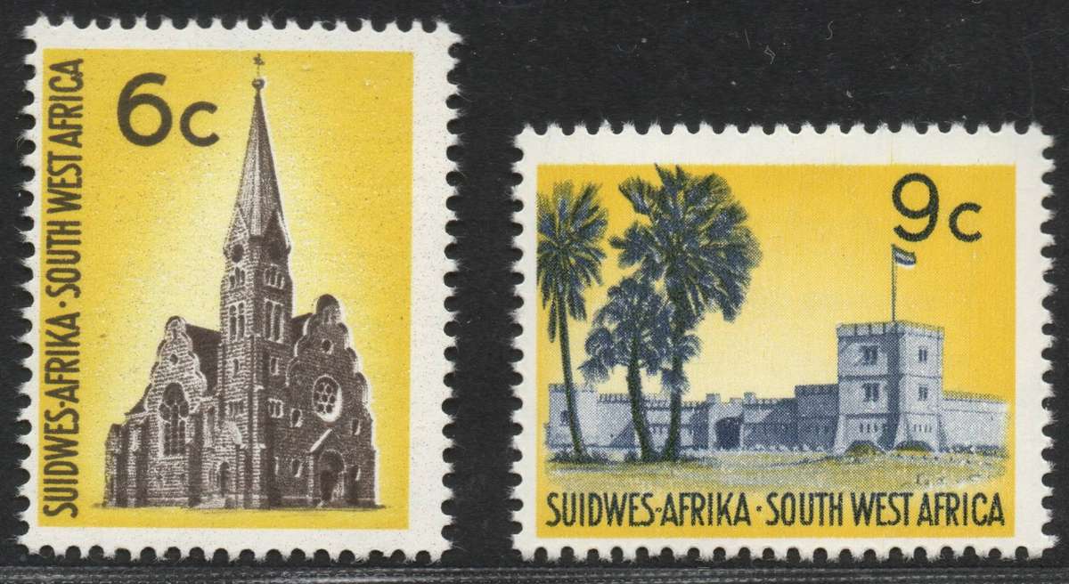 SWA 1971: Definitive Issue Additional Values, incl. scarce 6c - UMM: SACC 218/219