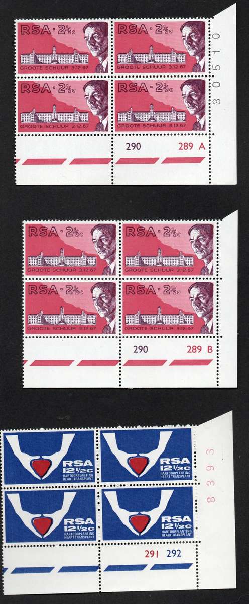 RSA 1969: Heart Transplant and Medical Congress UMM CBs with Rising Moon & Stars Flaw: SACC285-286