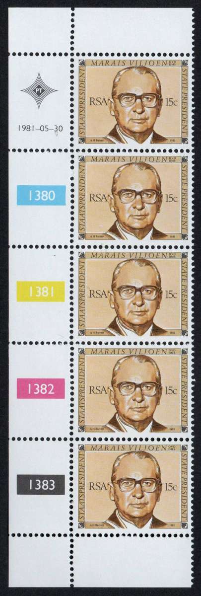 RSA 1881: Republic Festival Set incl FDC signed by 3 Presidents, Full Sheets and CB: SACC 497/498