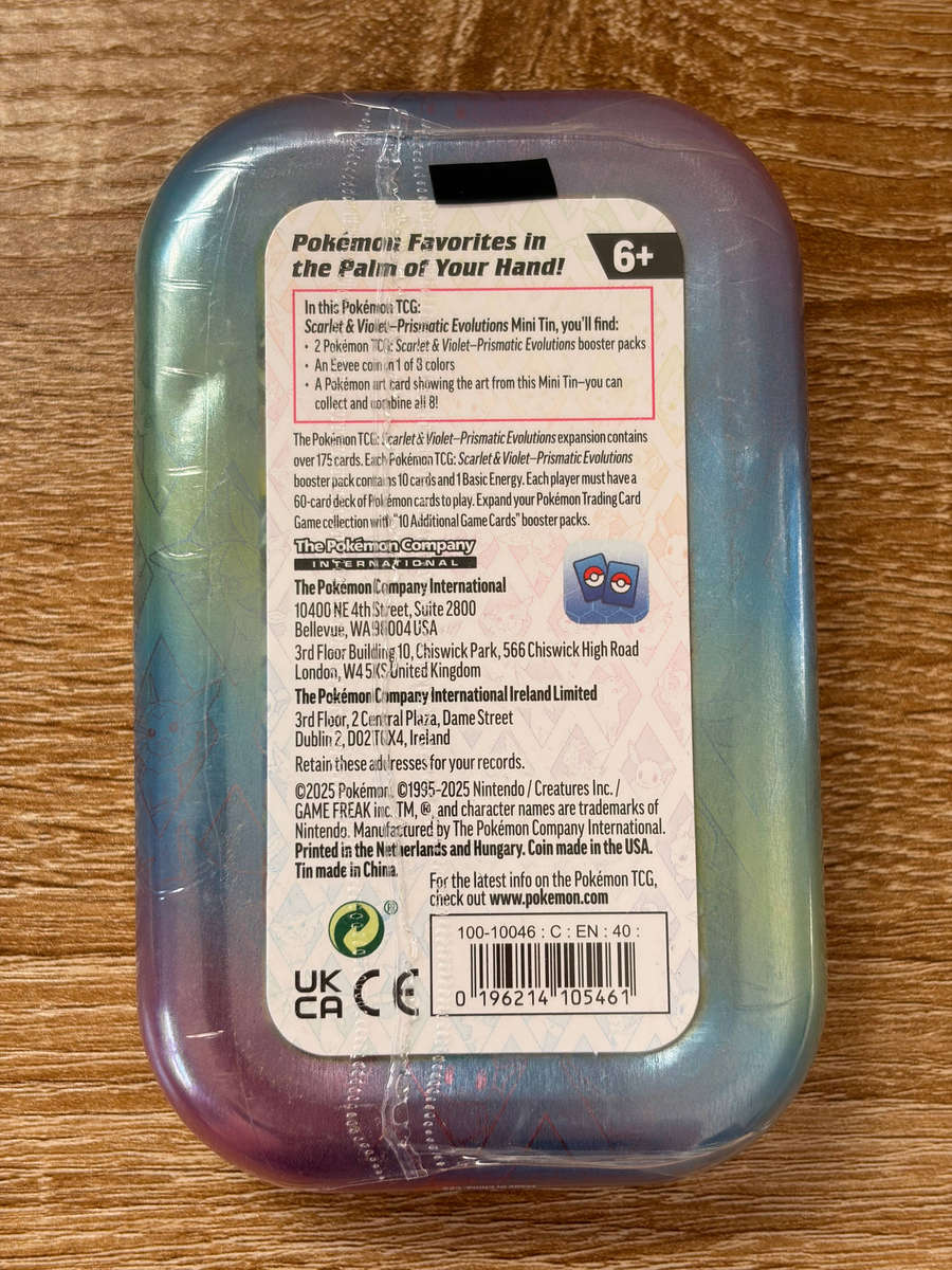 Pokémon TCG: Scarlet & VioletPrismatic Evolutions Mini Tin