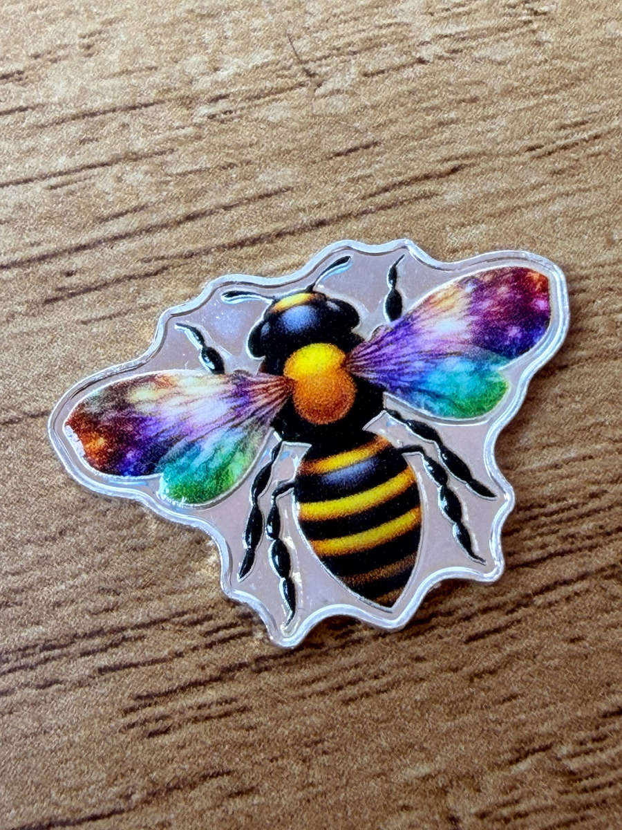 Silver Colourised Bee - 5 Gram Silver