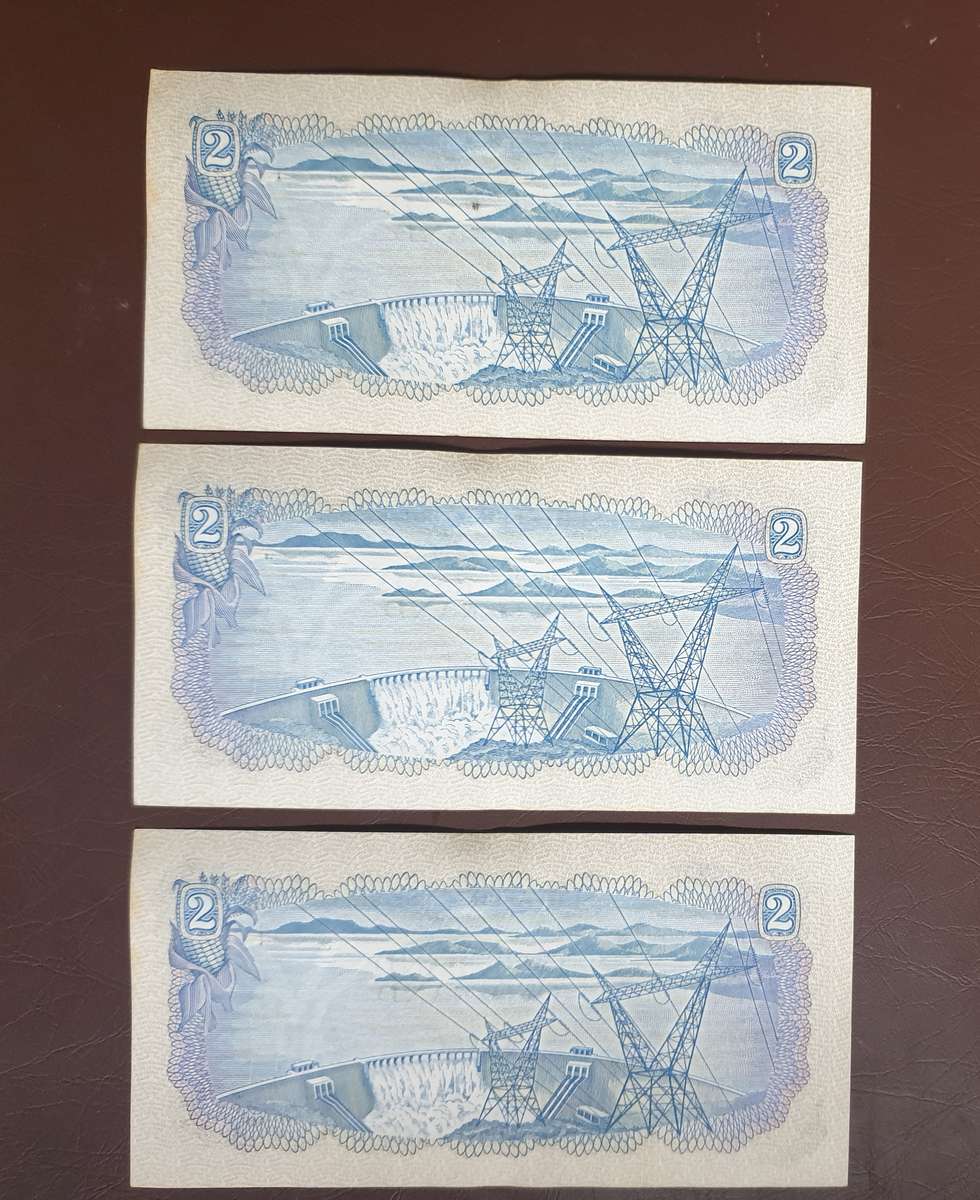 T W de Jongh R2  in great condition and in sequence.  All three notes in one lot