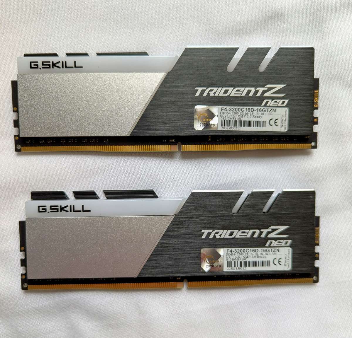 G.Skill TridentZ Neo 16gb (8gb x 2) RAM kit Memory