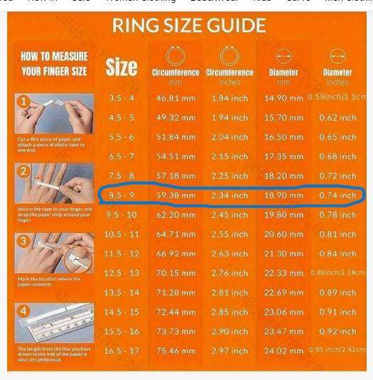 15x various rings, size 9