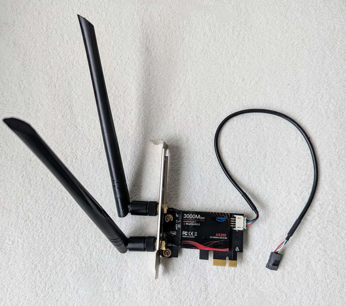 Intel AX200 WiFi and Bluetooth PCIe Card