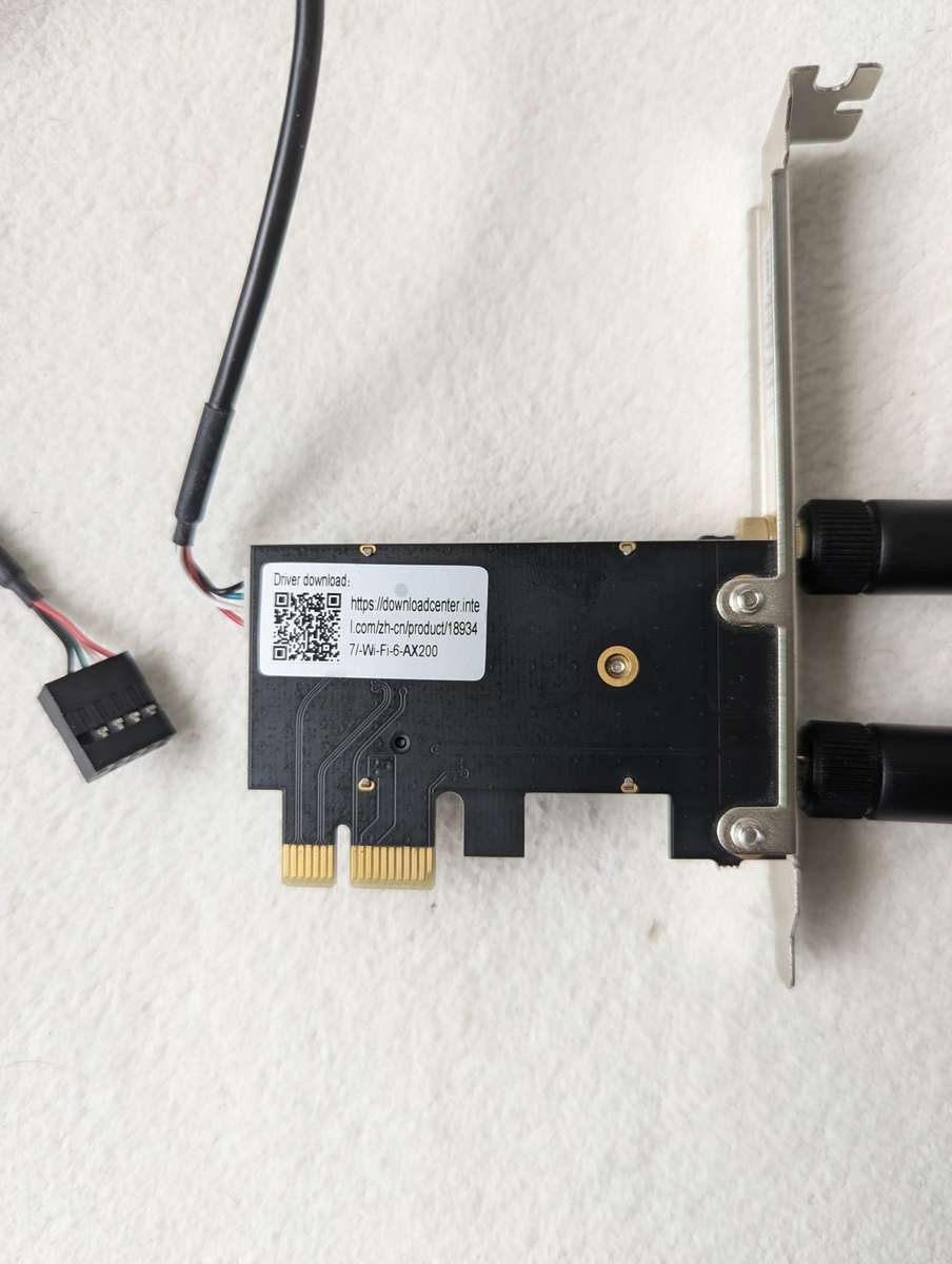 Intel AX200 WiFi and Bluetooth PCIe Card