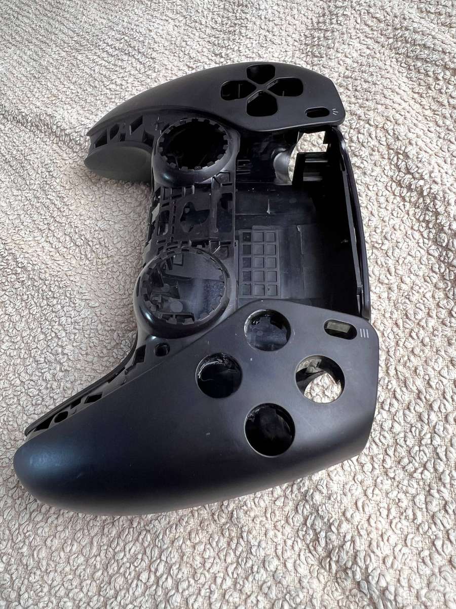 PS5 DualSense Controller Replacement Shell Housing  Black  OEM Front & Back