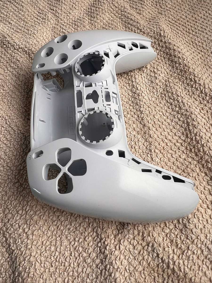 PS5 DualSense Controller Replacement Shell Housing  White  OEM Front & Back