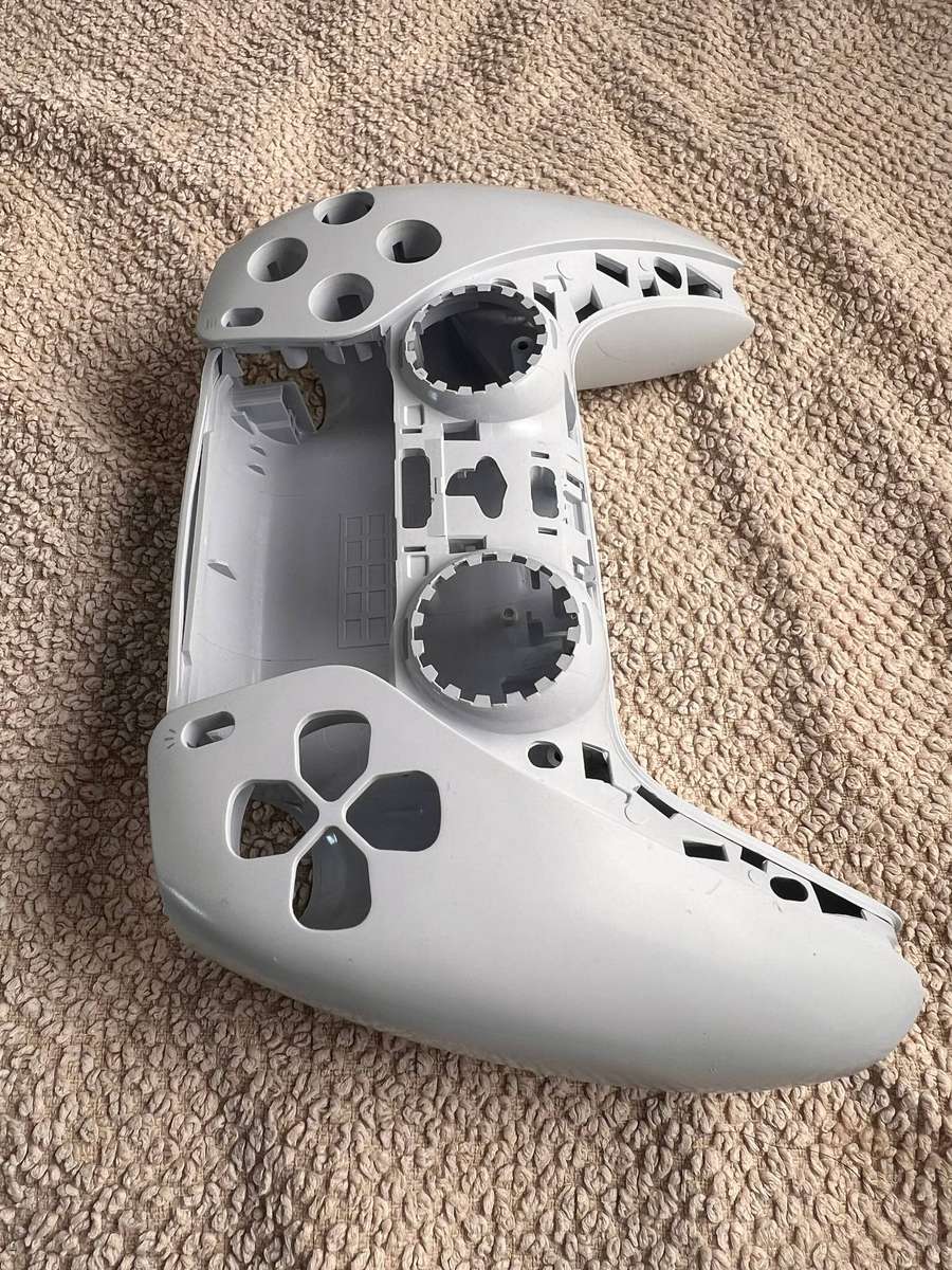 PS5 DualSense Controller Replacement Shell Housing  White  OEM Front & Back