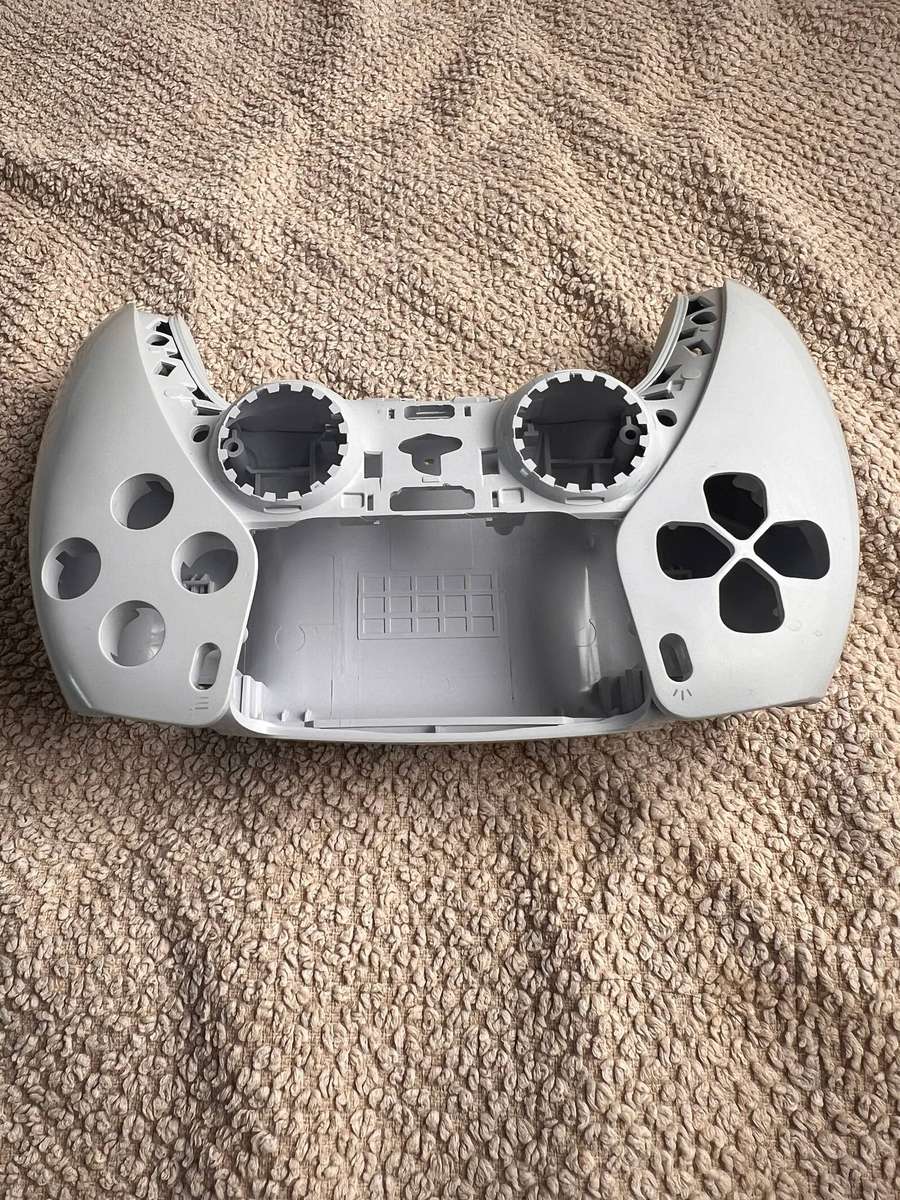 PS5 DualSense Controller Replacement Shell Housing  White  OEM Front & Back