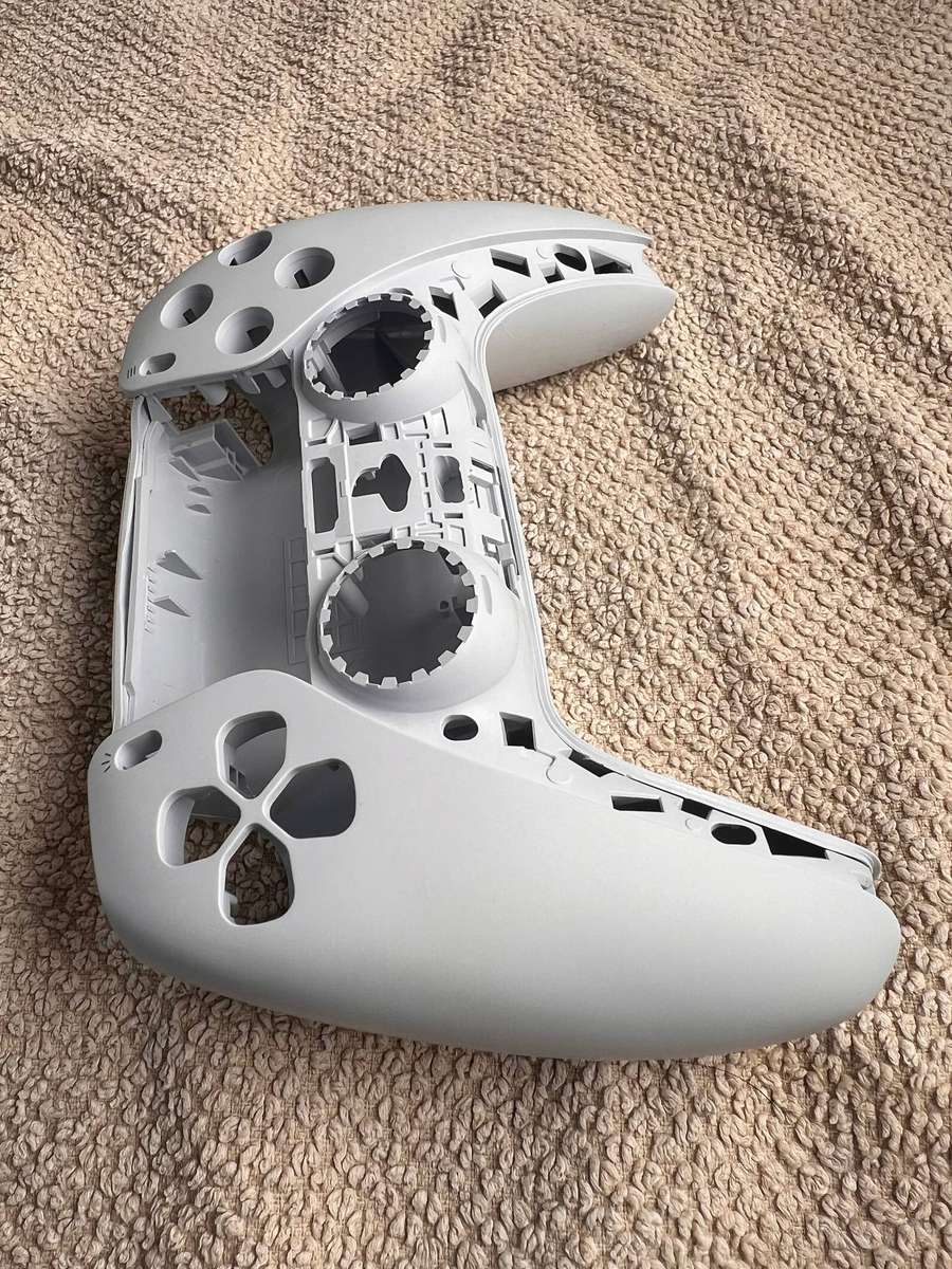 PS5 DualSense Controller Replacement Shell Housing  White  OEM Front & Back